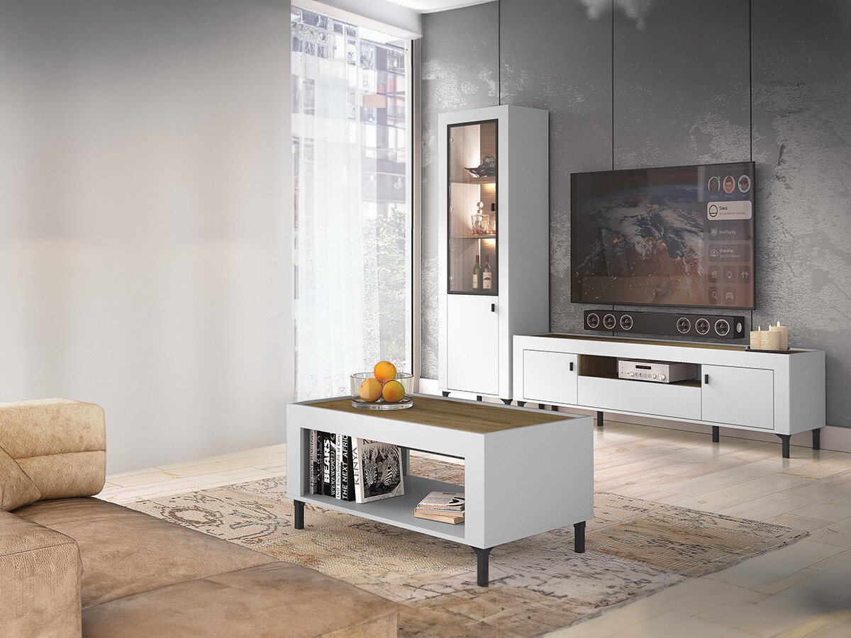 Nappali szett Mormavu 114 (Matt fehér)