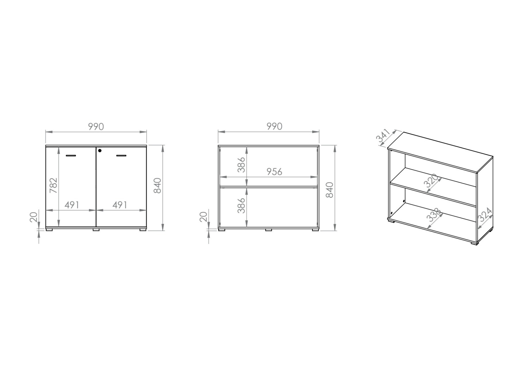 Szekrény Soremi 106