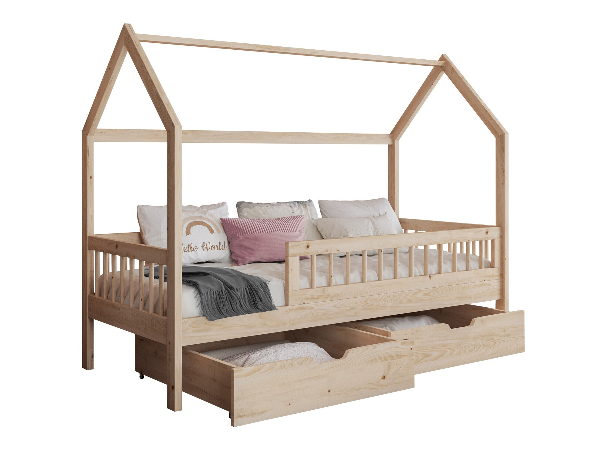 Ágy Henderson 167 (Bükkfa)