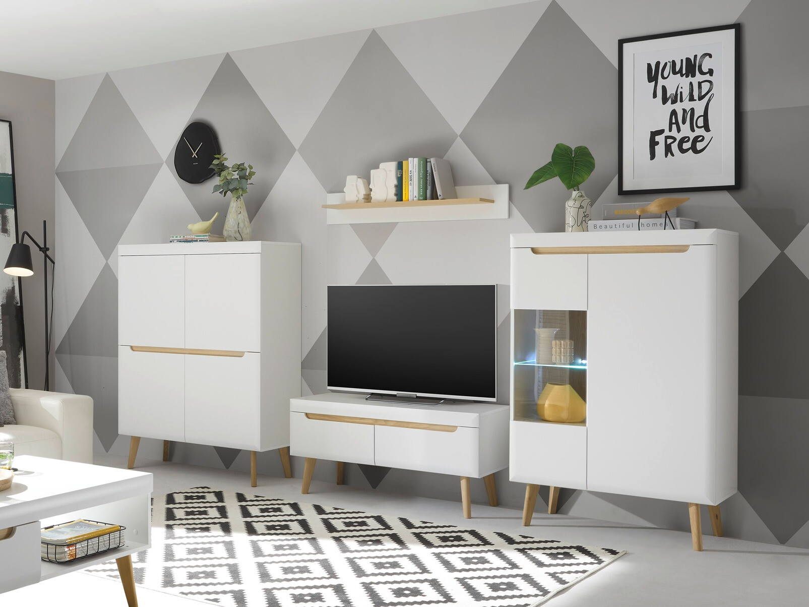 Szekrény Vircava 100 (Fehér)