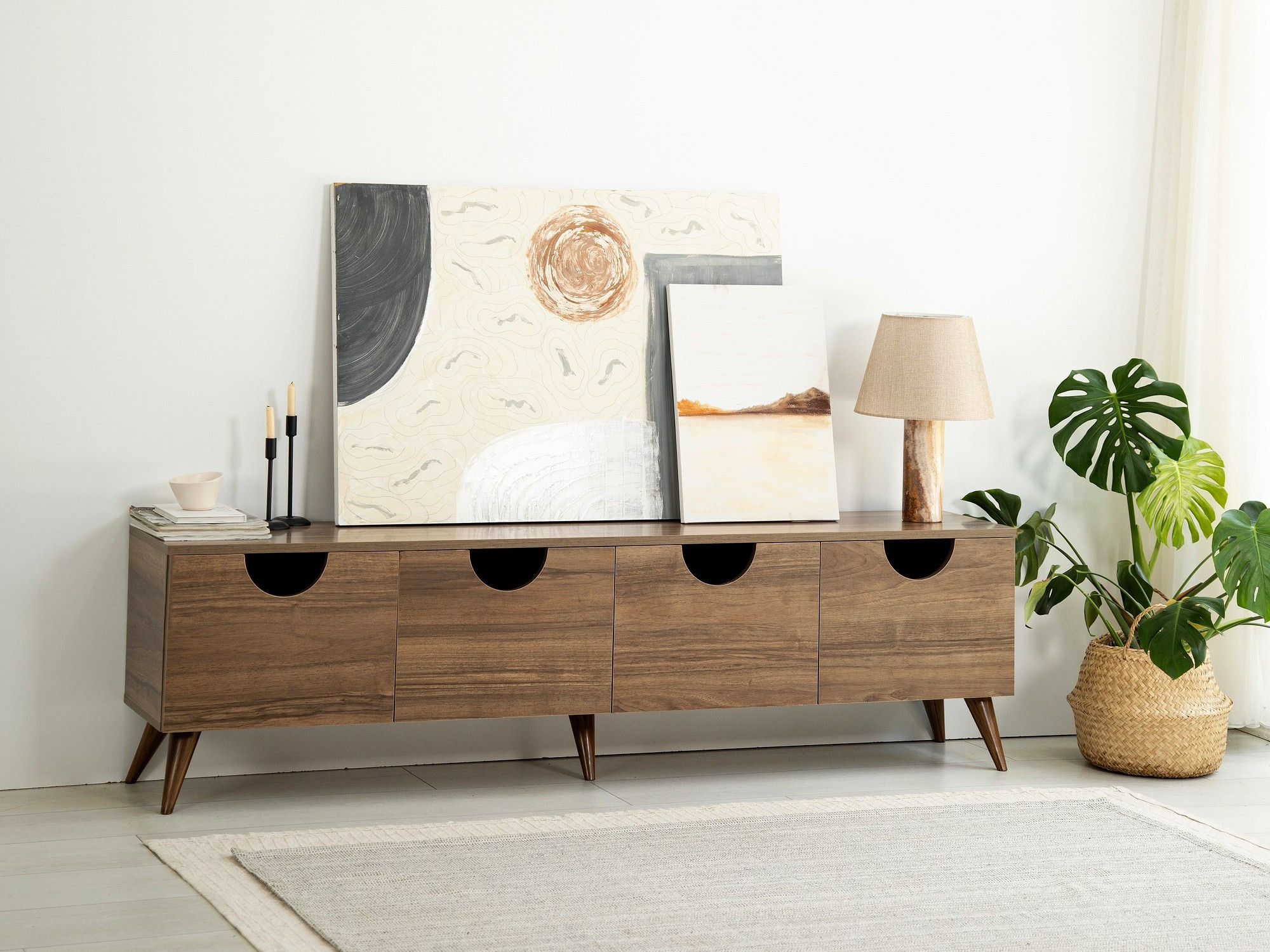 TV-állvány Kailua 2213 (Dió)