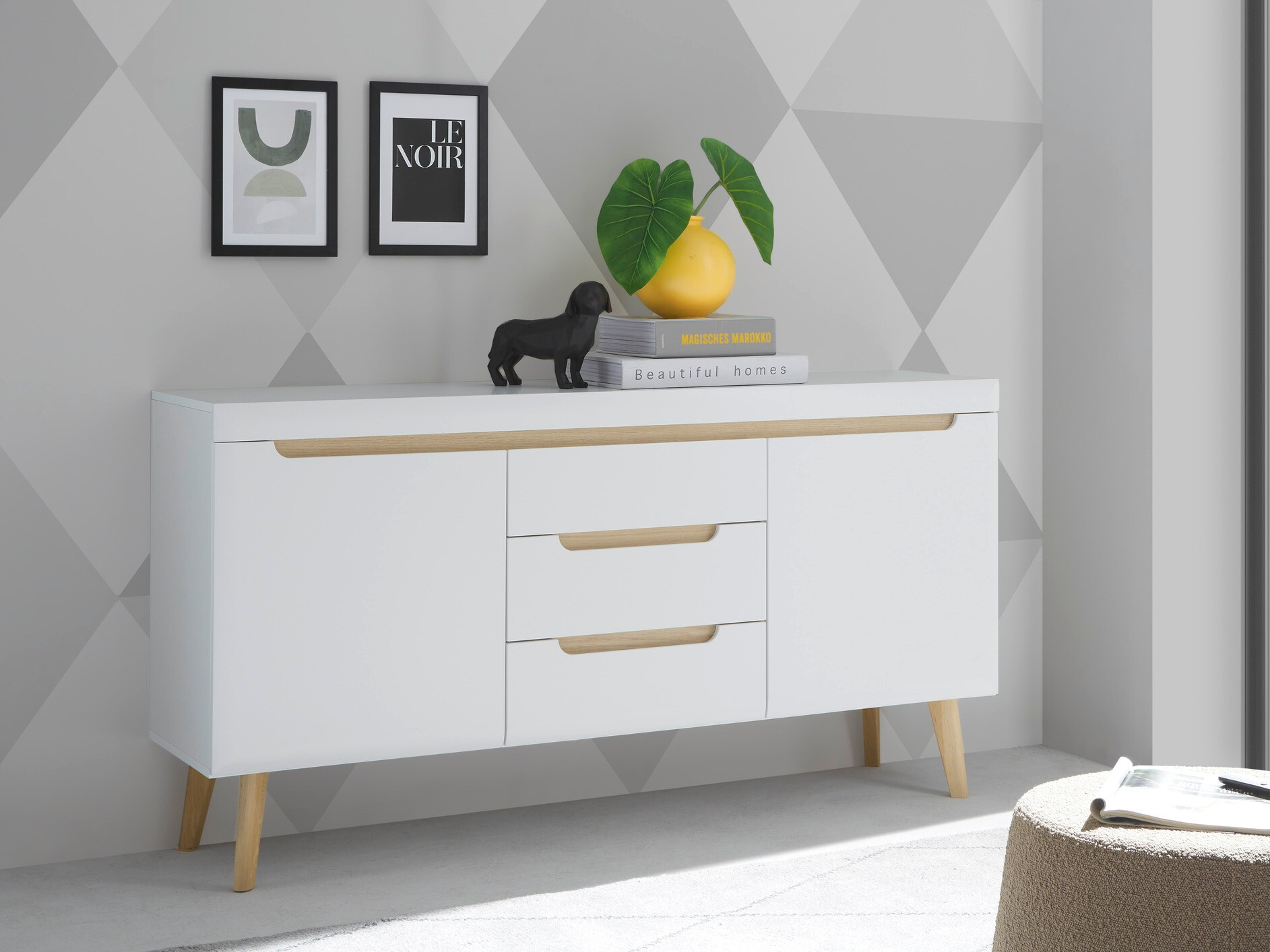 Komód Vircava 105 (Fehér)