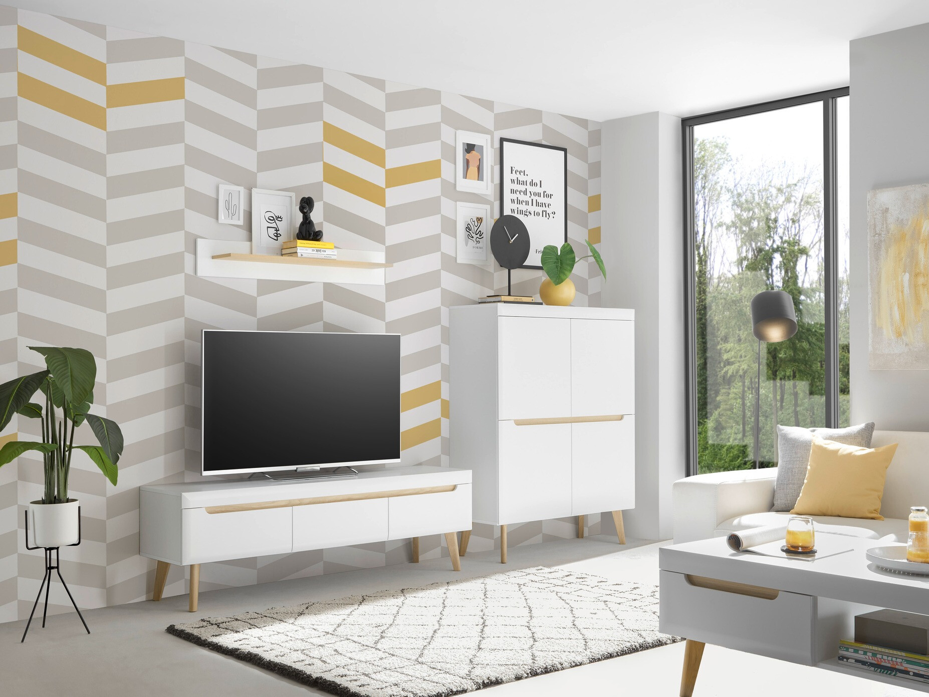 Szekrény Vircava 106 (Fehér)