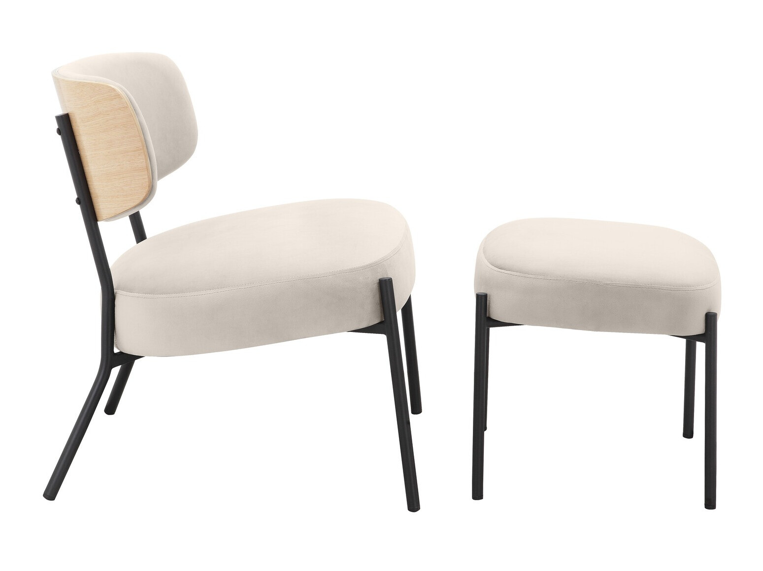 Fotel Denton 1341 (Krém)