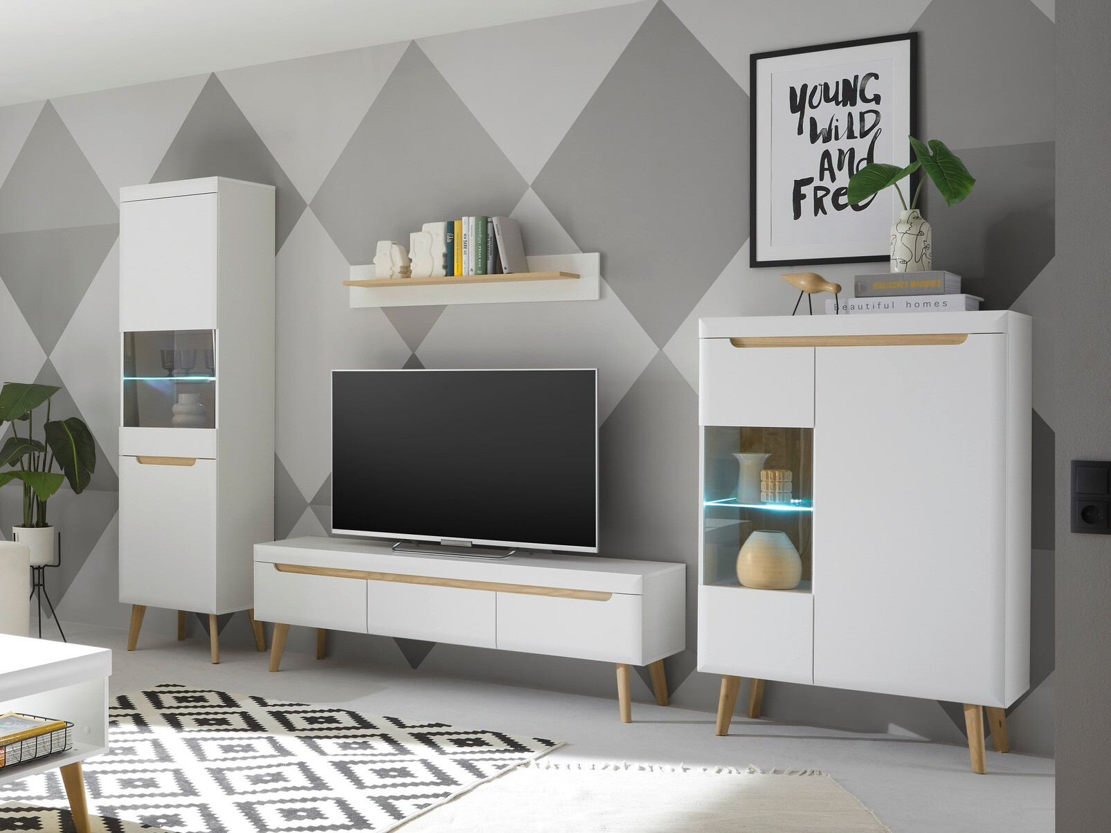 Nappali szett Vircava 110 (Fehér)