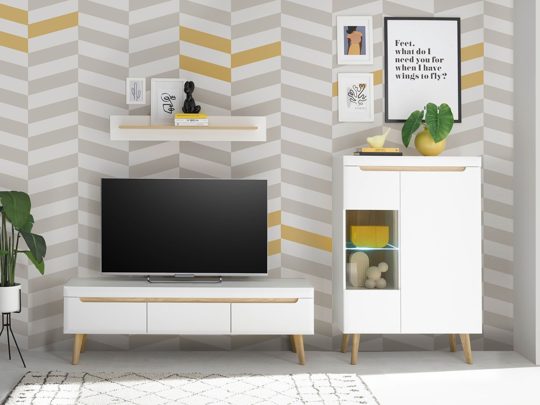 Nappali szett Vircava 113 (Fehér)