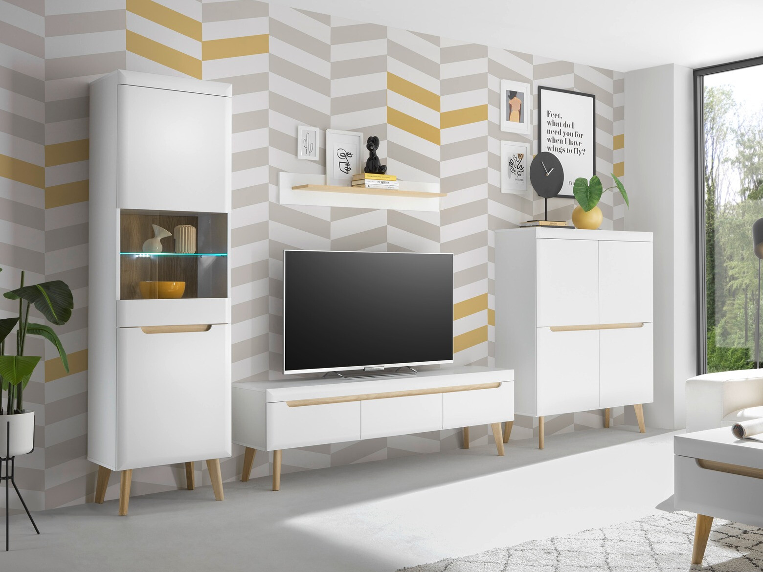 Nappali szett Vircava 114 (Fehér)