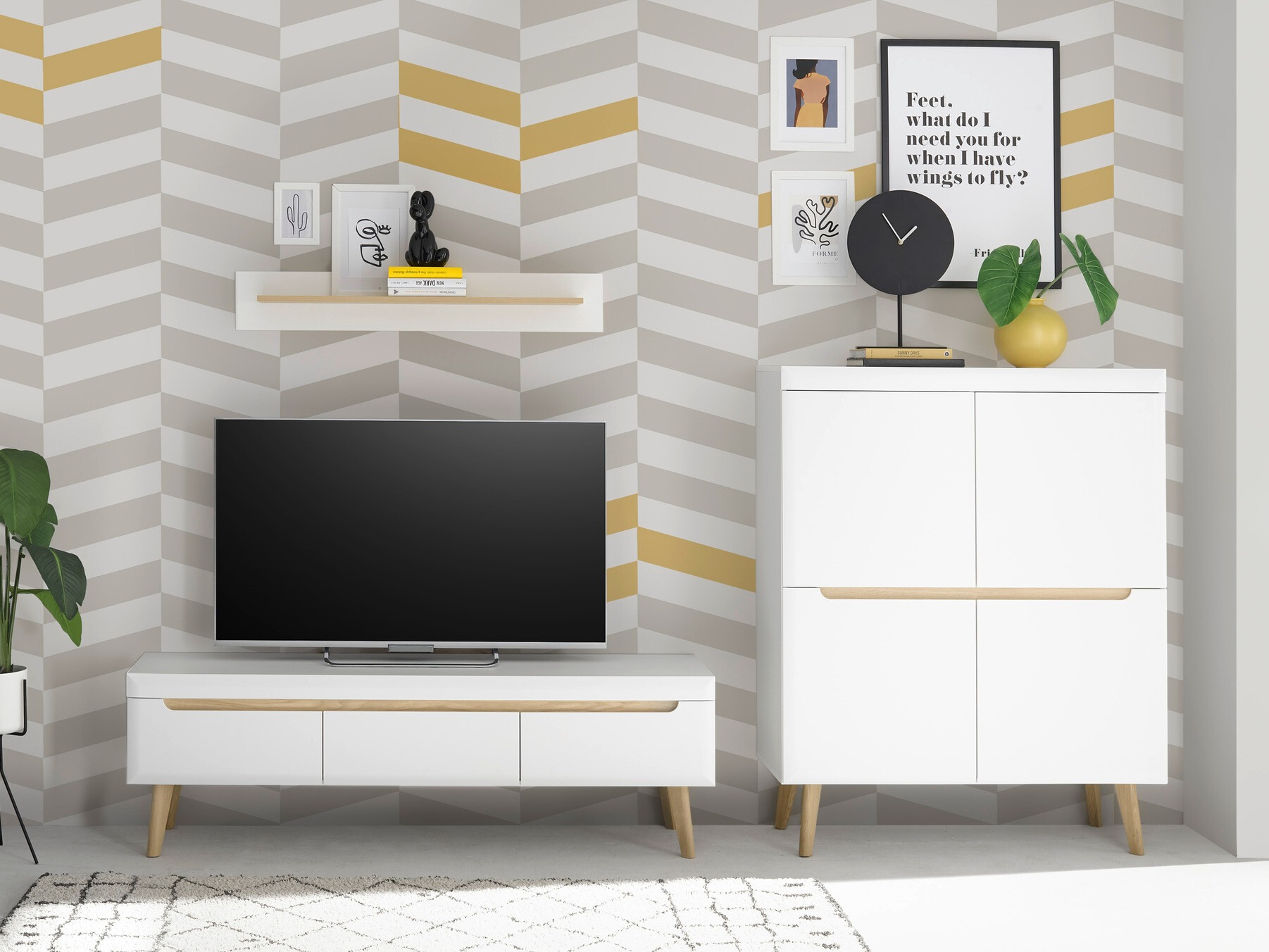 Nappali szett Vircava 116 (Fehér)