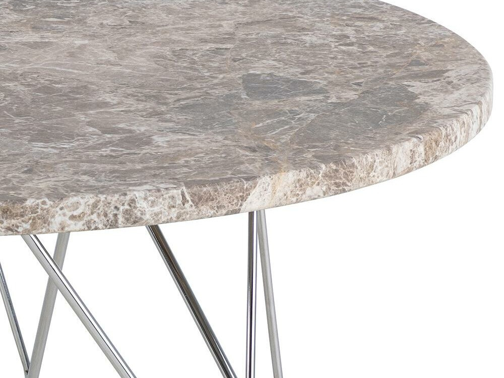 Dohányzóasztal Norsica 820 (Szürke + Ezüst)