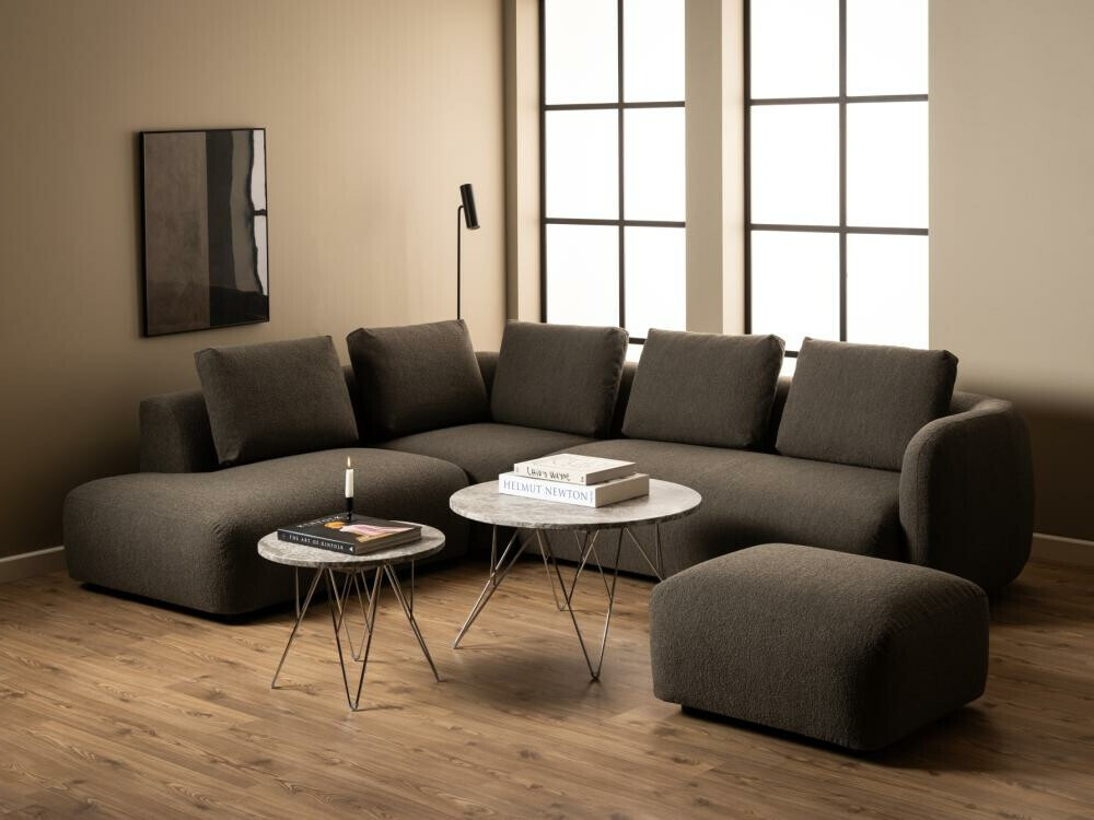 Dohányzóasztal Norsica 820 (Szürke + Ezüst)