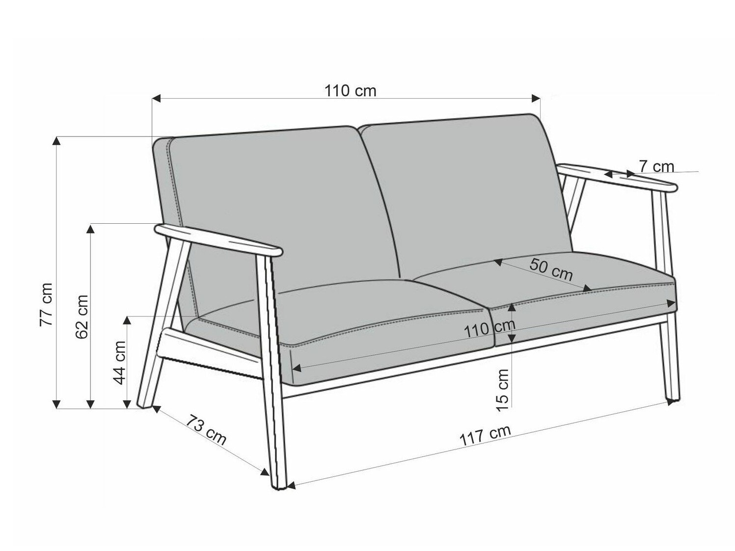 Kanapé Houston 1685