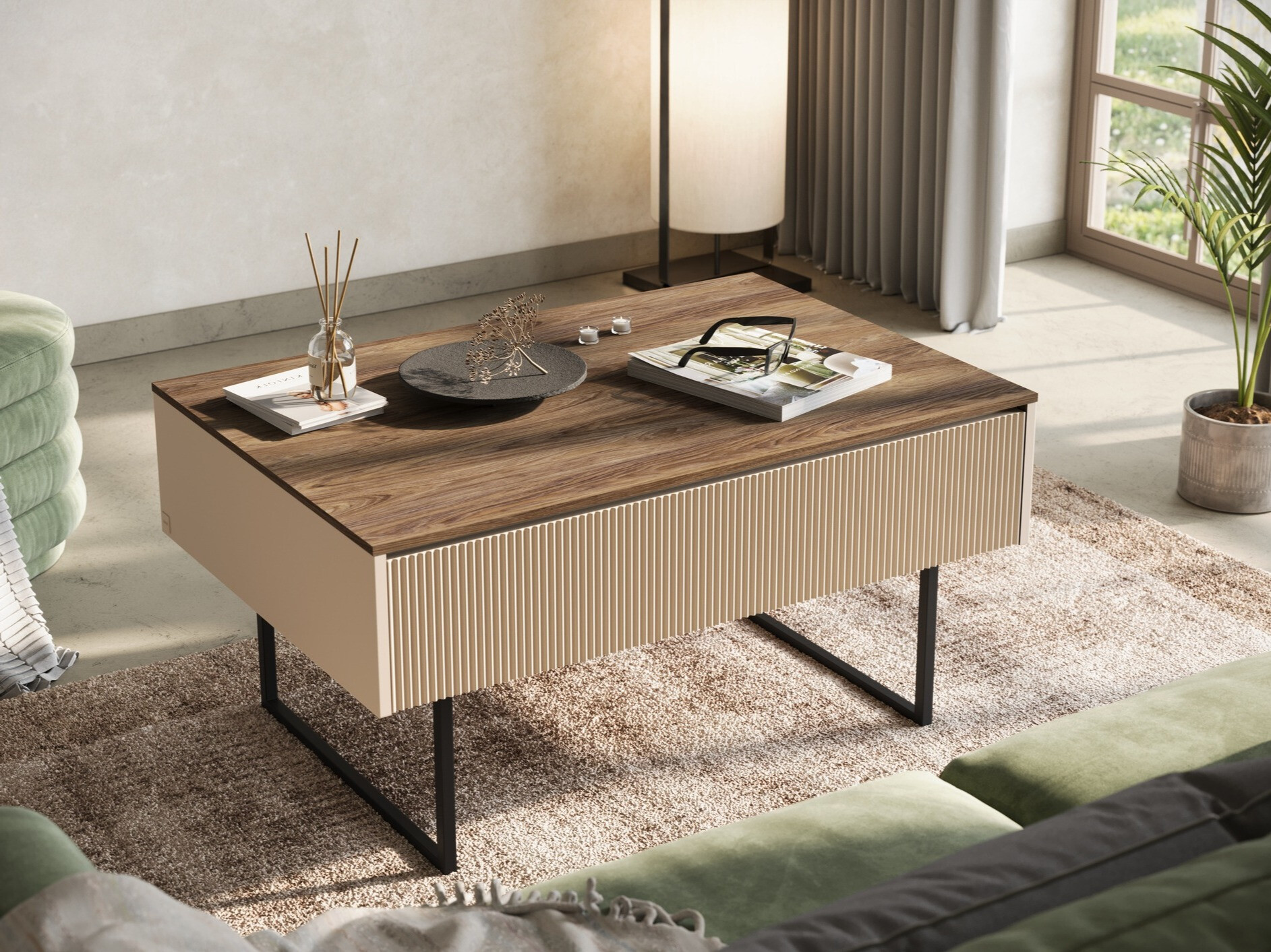 Dohányzóasztal Elbtei 106