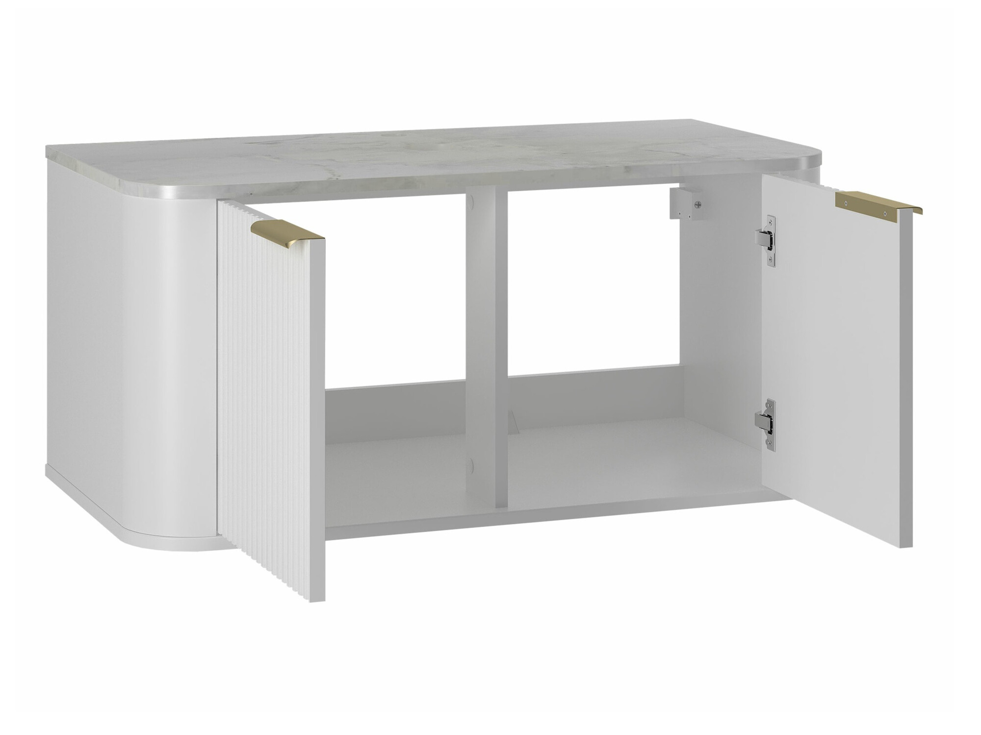 Fürdőszoba garnitúra Sorleve 103 (Fekete + Fekete márvány)