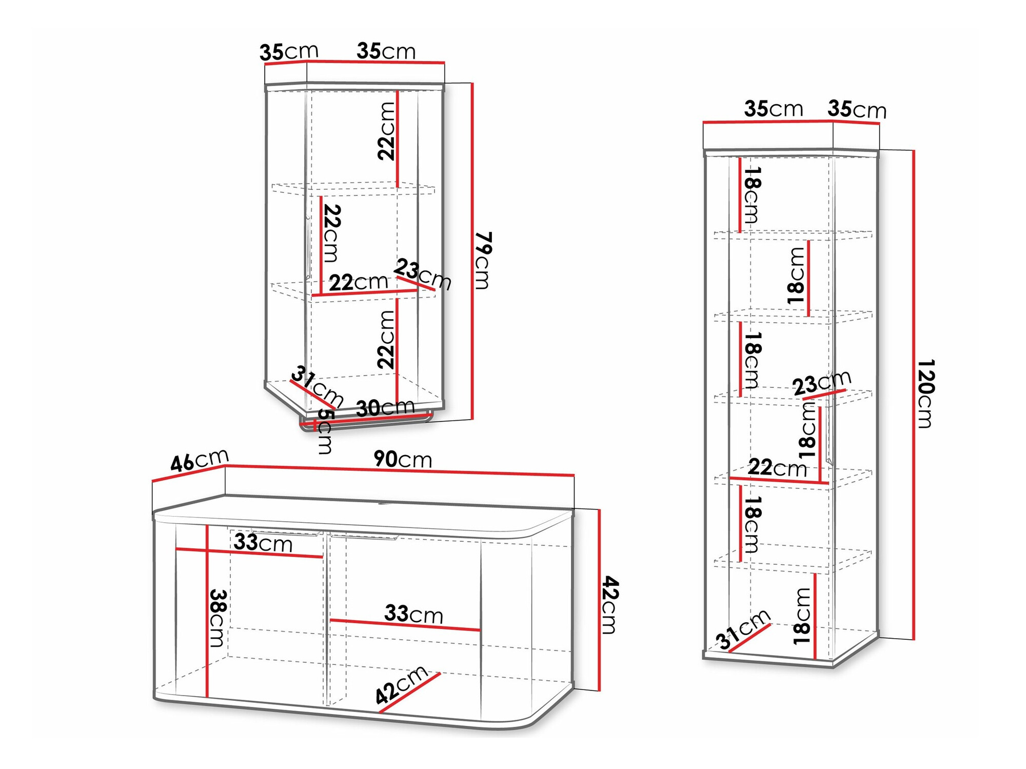Fürdőszoba garnitúra Sorleve 103 (Fekete + Fekete márvány)