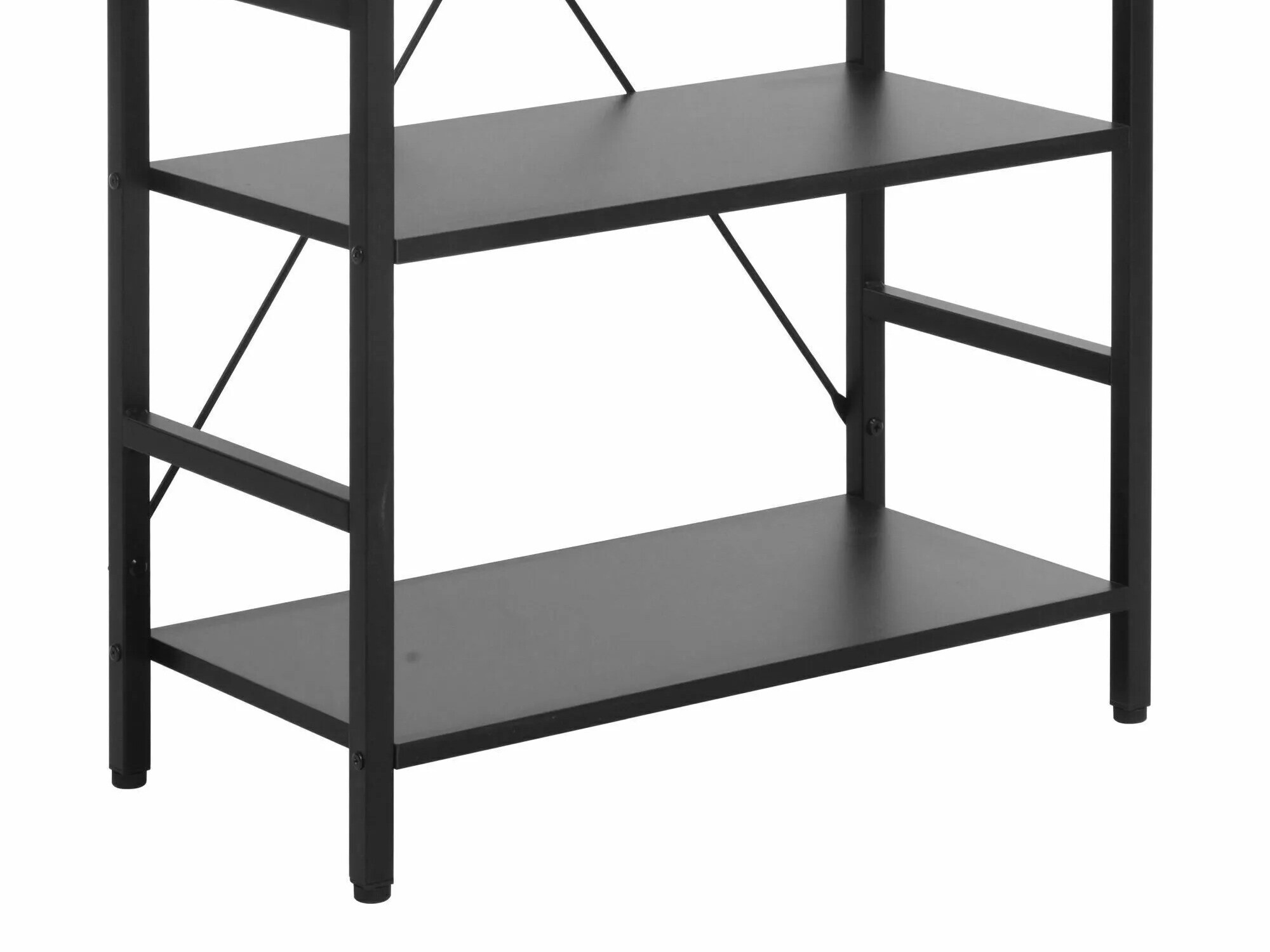 Könyvespolc Detroit 428 (Fekete)