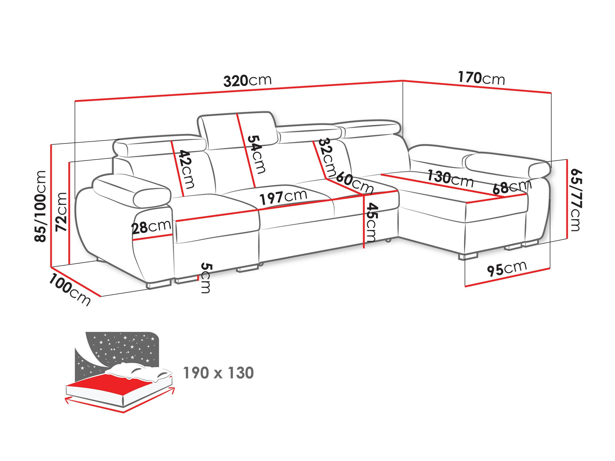 Sarokkanapé Columbus 227 (Kronos 22)
