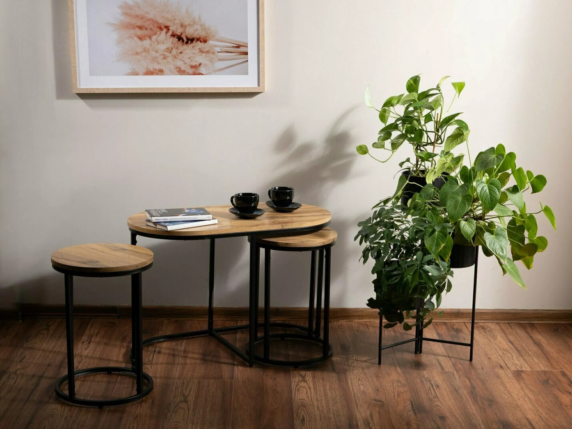 Dohányzóasztal szett Detroit 435 (Artisan tölgy)