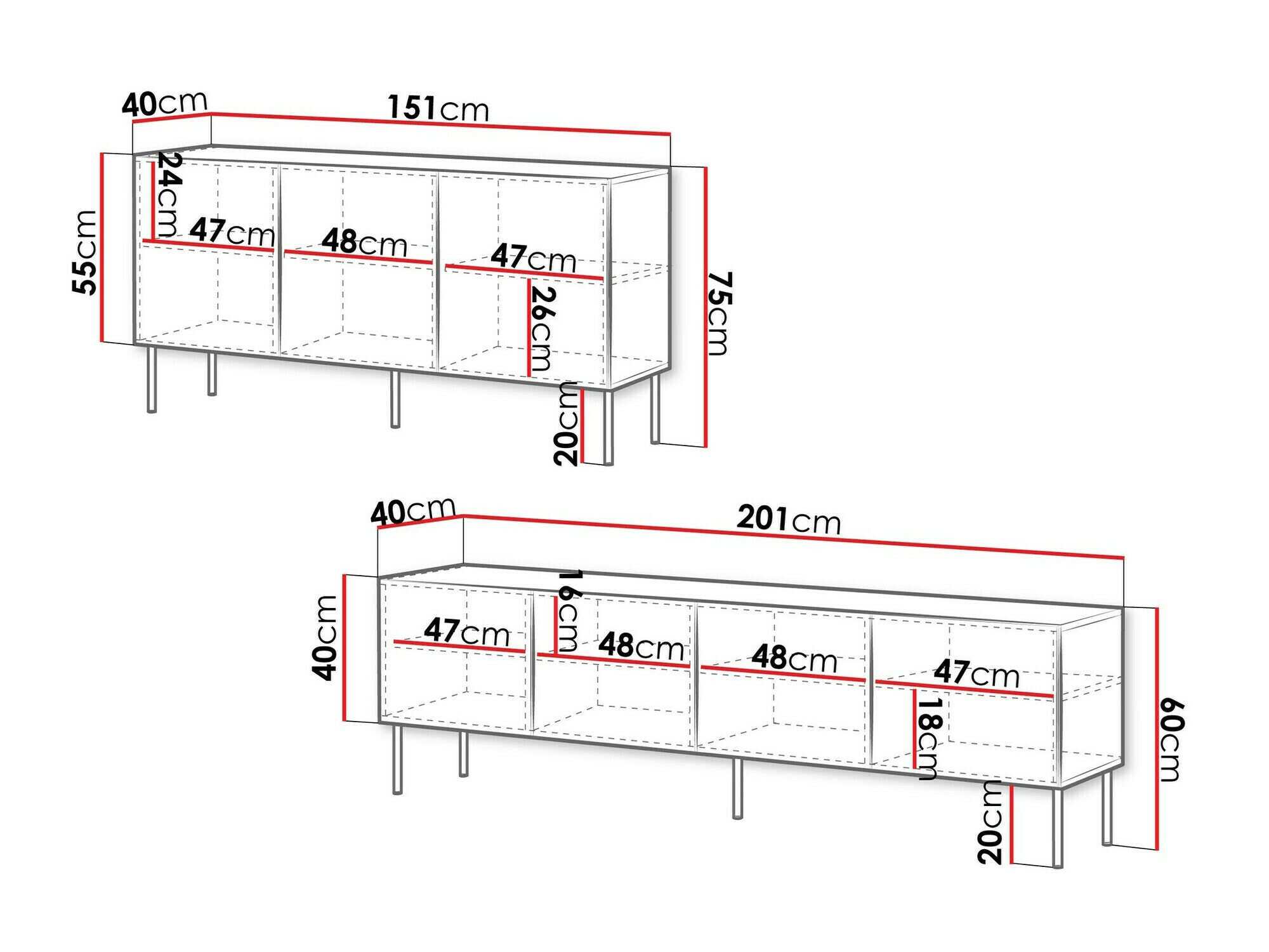 Nappali szett Celra I (Fehér)