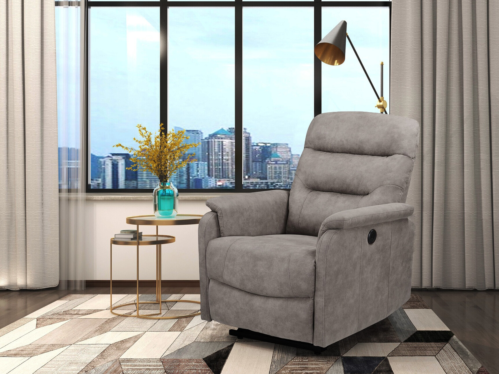 Relax fotelágy Denton 1347 (Szürke)