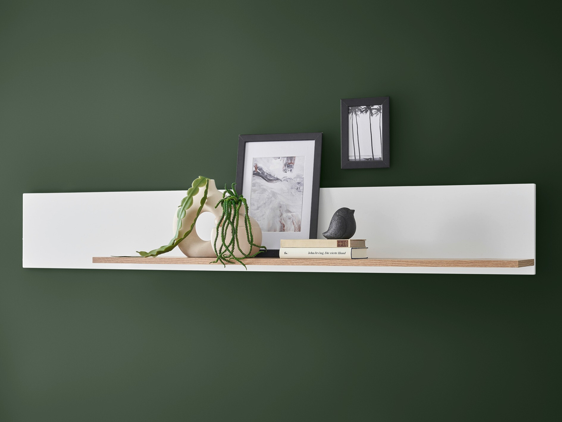 Fali polc Belmelu 112 (Fehér + Tölgy)