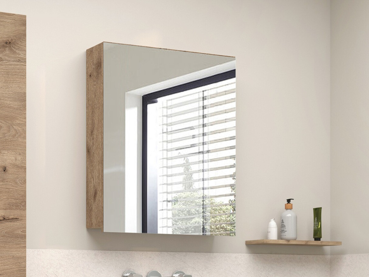 Fürdőszoba tükörszekrény Soncamu 105 (Tölgy)