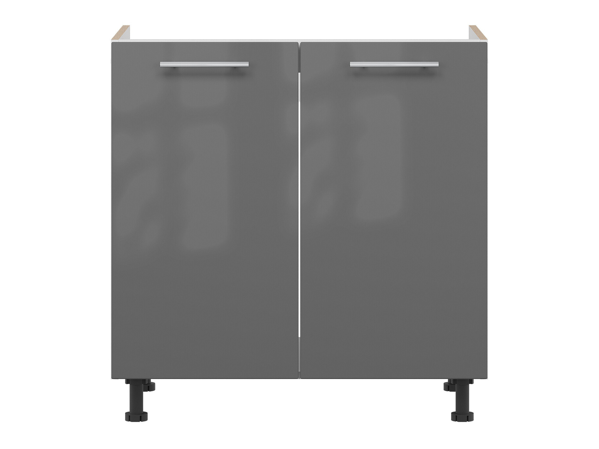 Moduláris mosogató szekrény ajtókkal Tiffa Grey 125