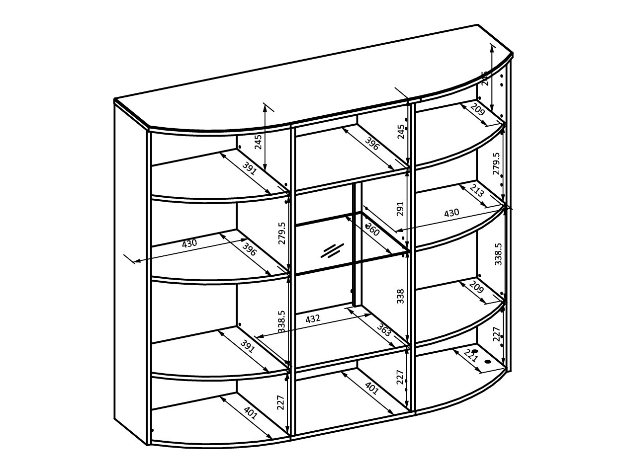 Szekrény Tenelmo 108