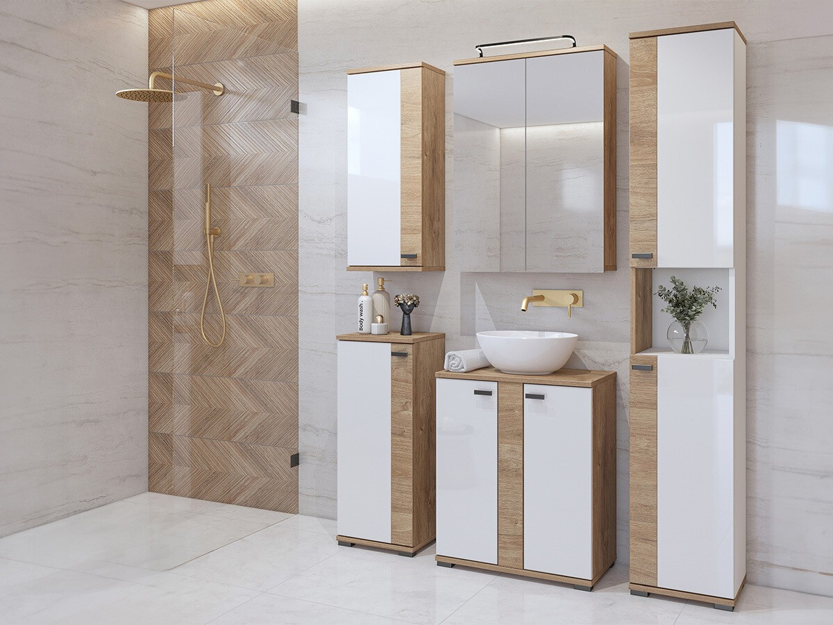 Fali fürdőszoba szekrény Cavmelo 100