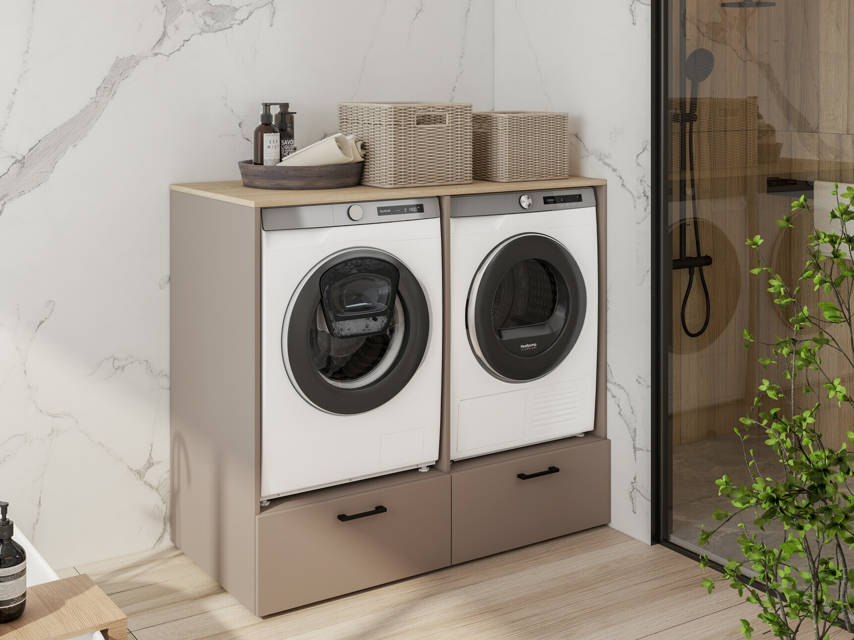 Fürdőszoba polc Austin 368 (Congo)