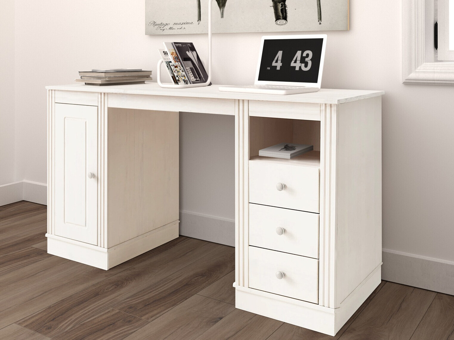 Íróasztal Saltoro 136 (Fehér)