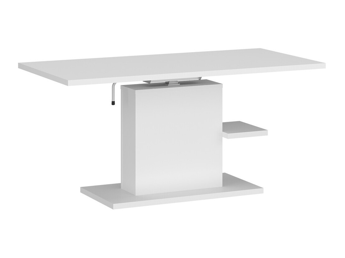 Kihajtható dohányzóasztal Ontario 122 (Fehér)