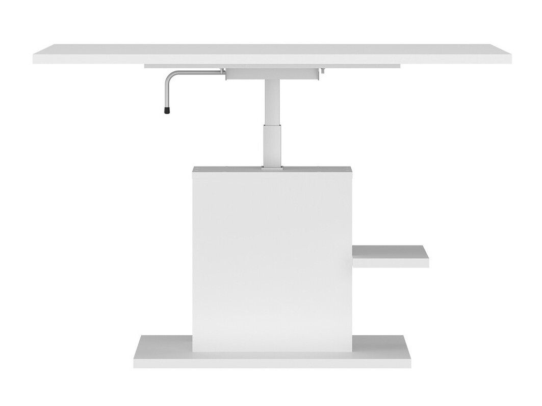 Kihajtható dohányzóasztal Ontario 122 (Fehér)