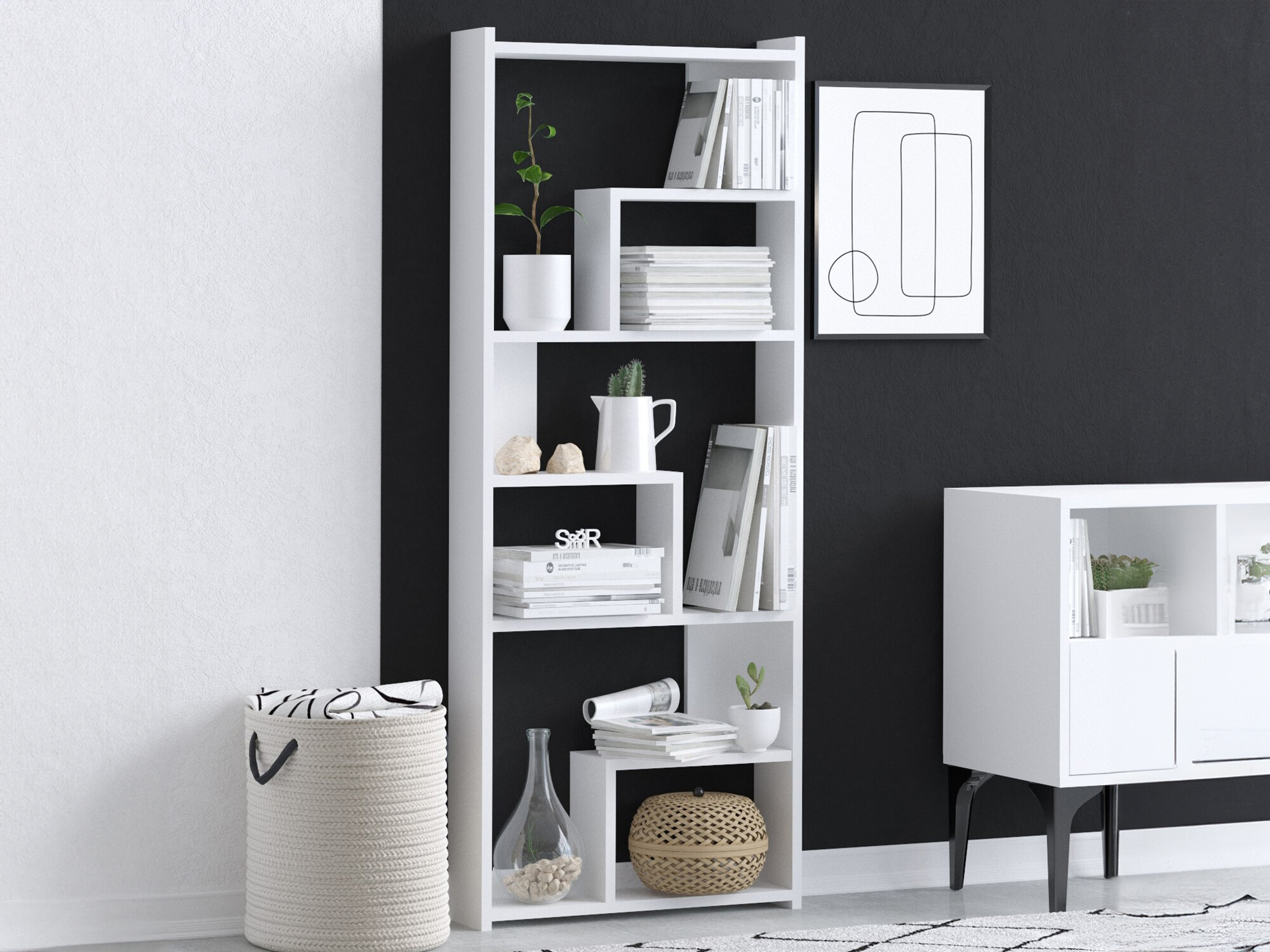 Könyvespolc Kailua 1661