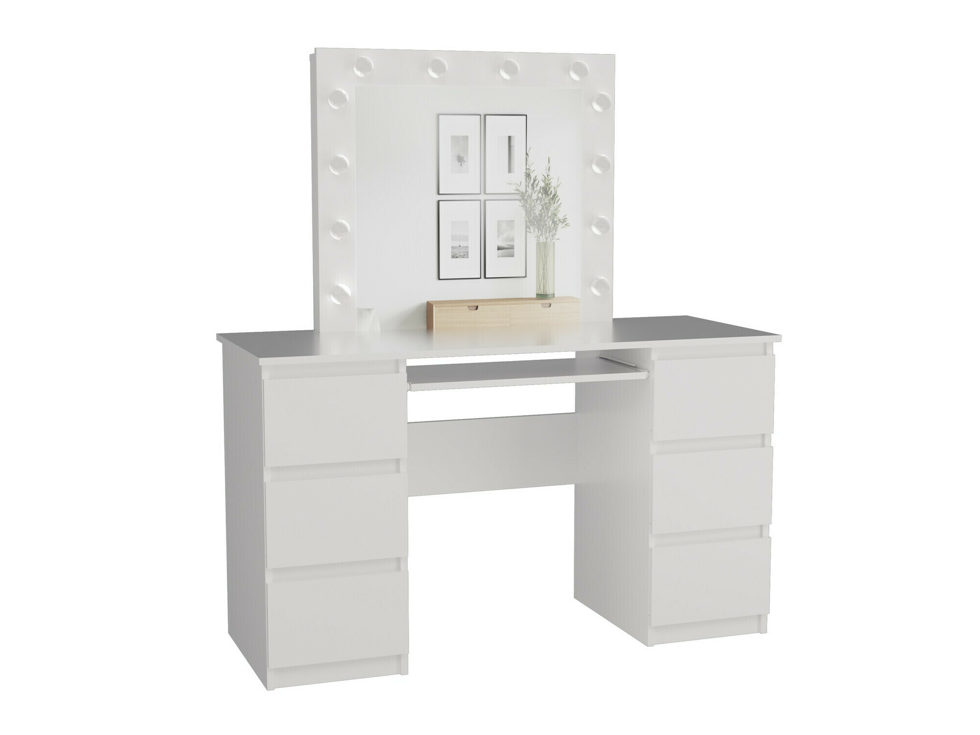 Fésülködő asztal Mandeville 153 (Fehér)