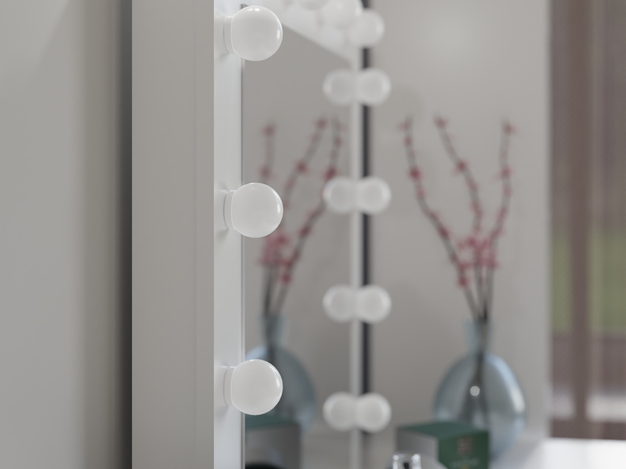 Fésülködő asztal Mandeville 156 (Fehér)