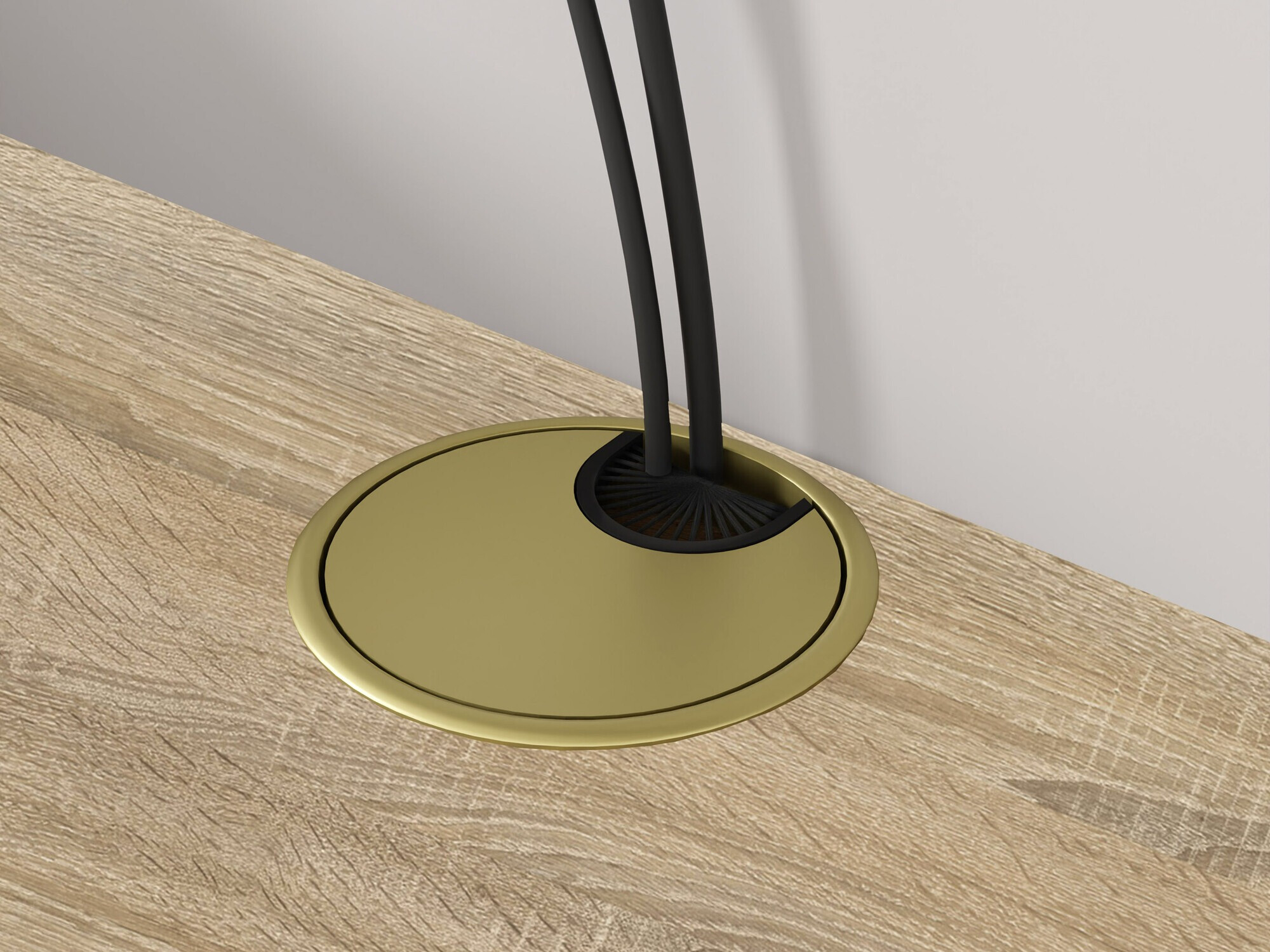 TV-állvány Buffalo 176 (Sonoma tölgy + Matt fehér)