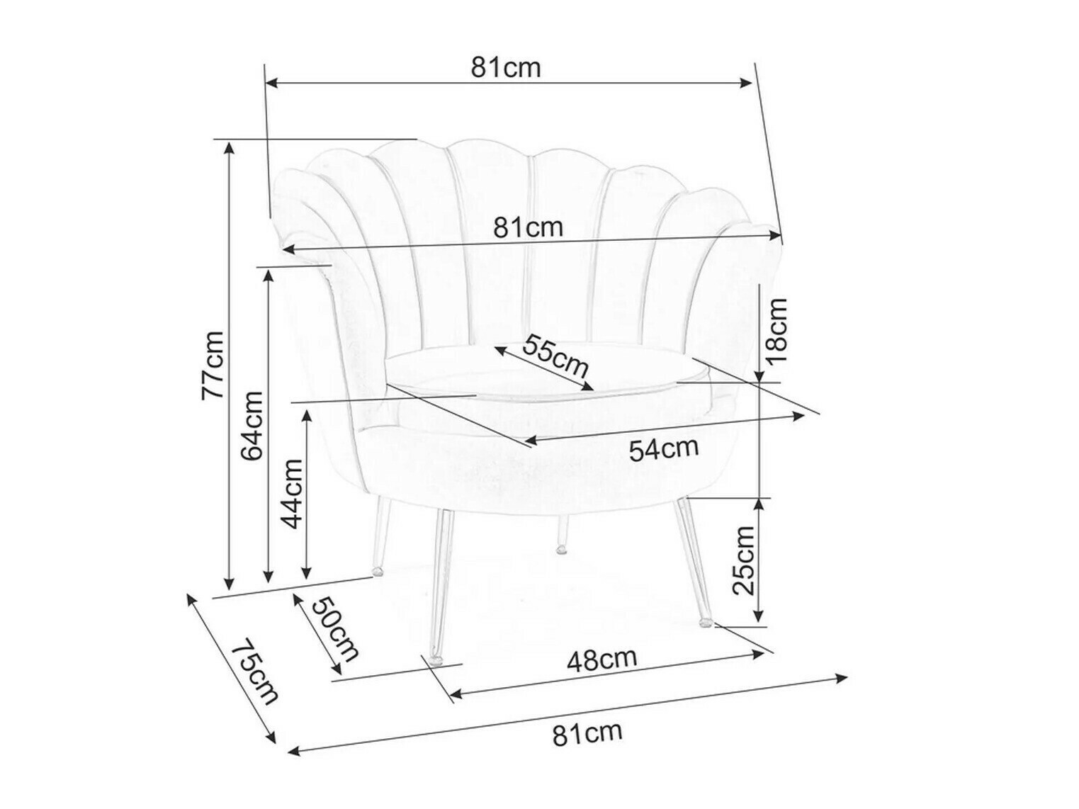 Fotel Detroit 483 (Bézs)