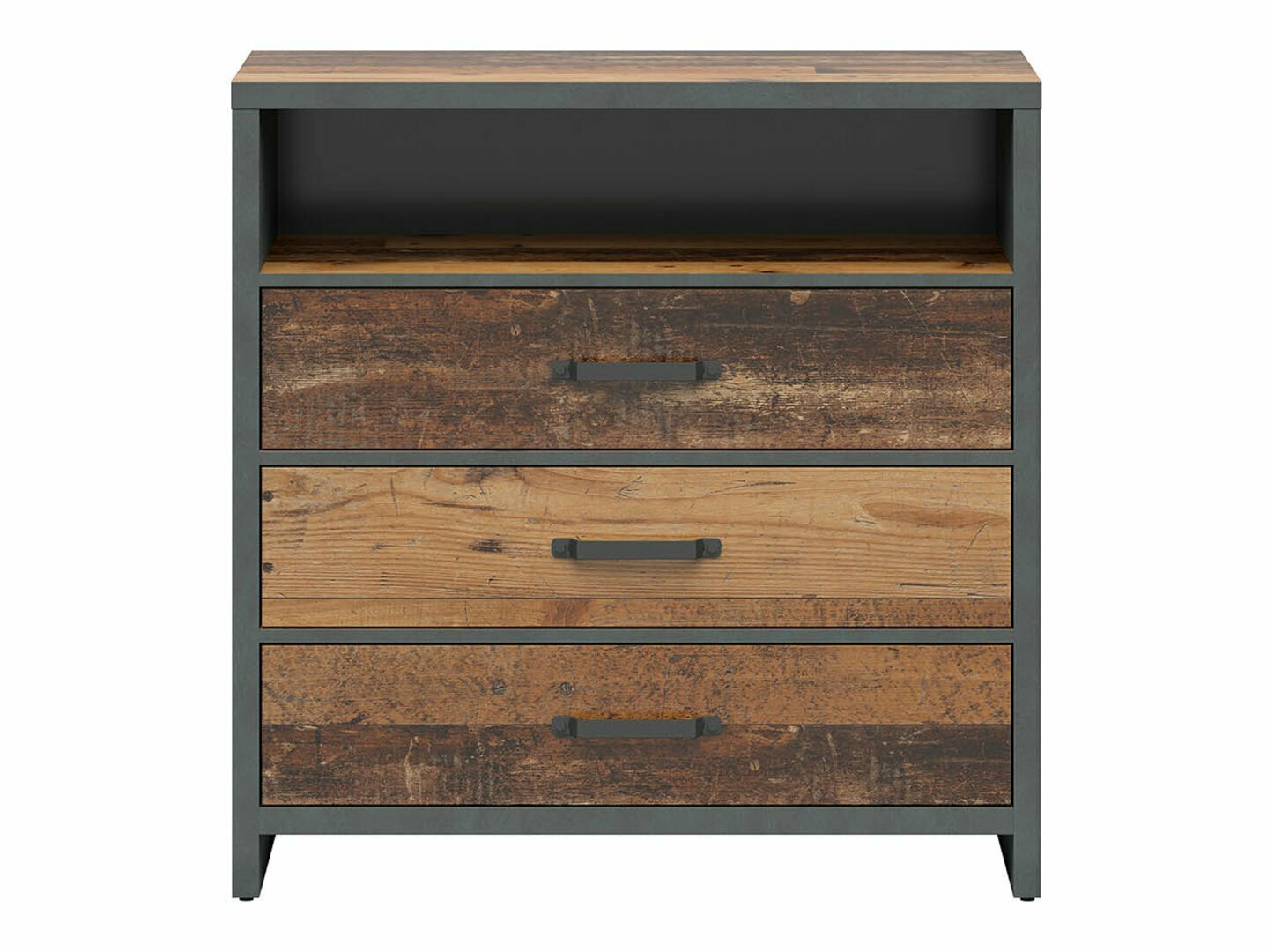 Komód Belsera 102 (Barna + Matera szürke)