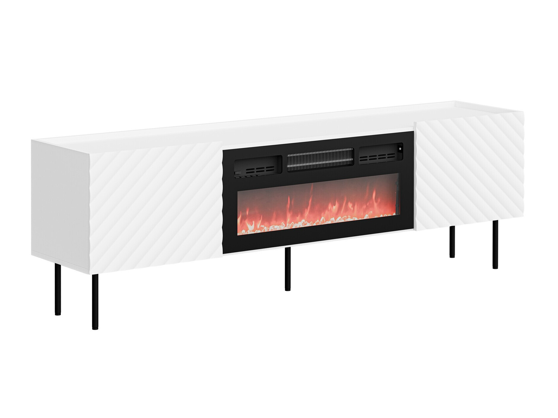 TV-állvány Sillen III (Fehér)