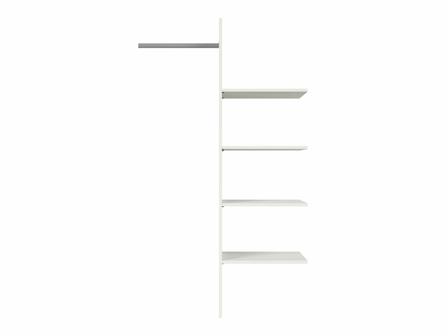 Könyvespolcok Nolroma 135 (Fehér)