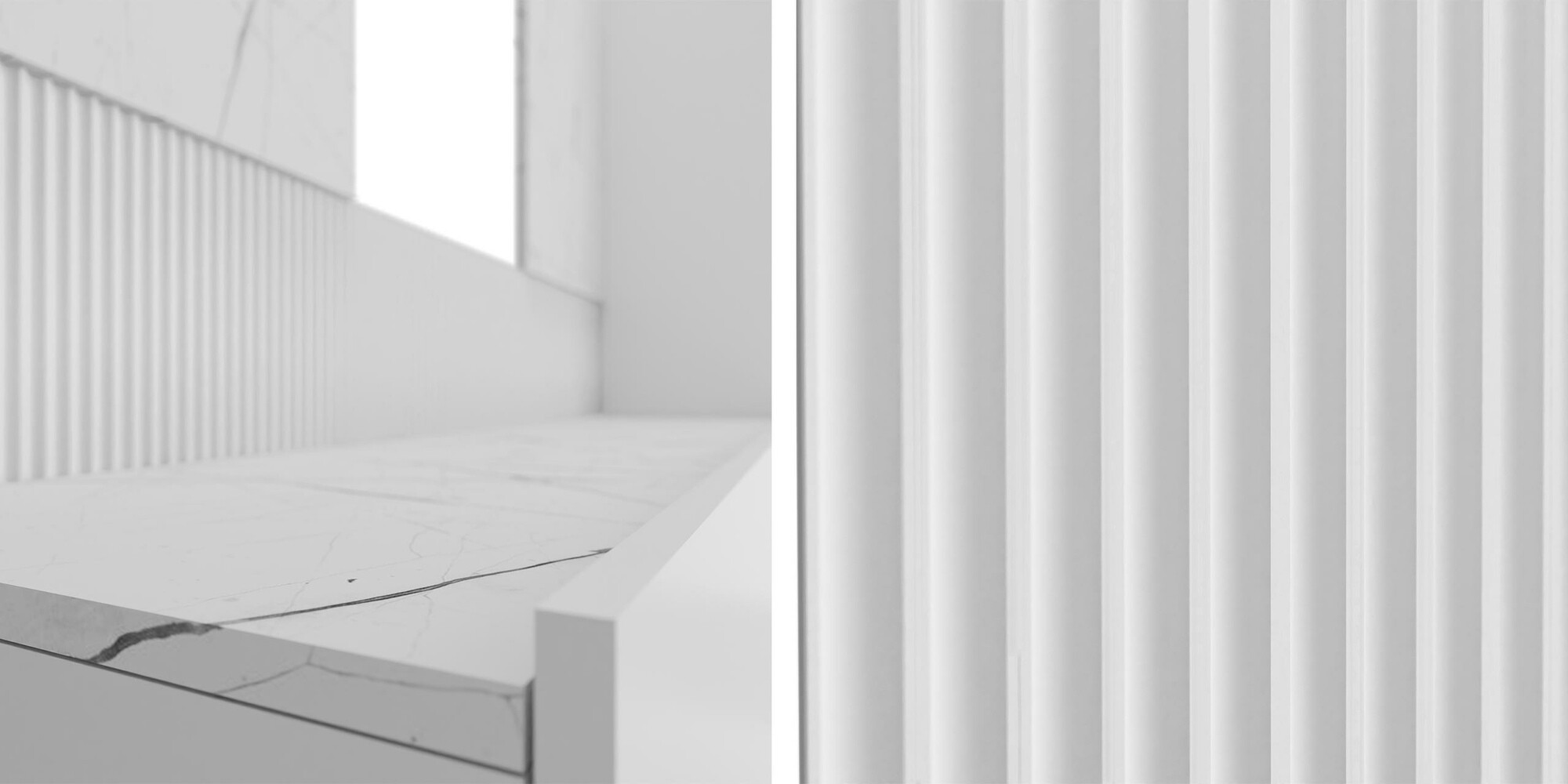 Nappali szett Comfivo 368 (Fehér + Fehér márvány)