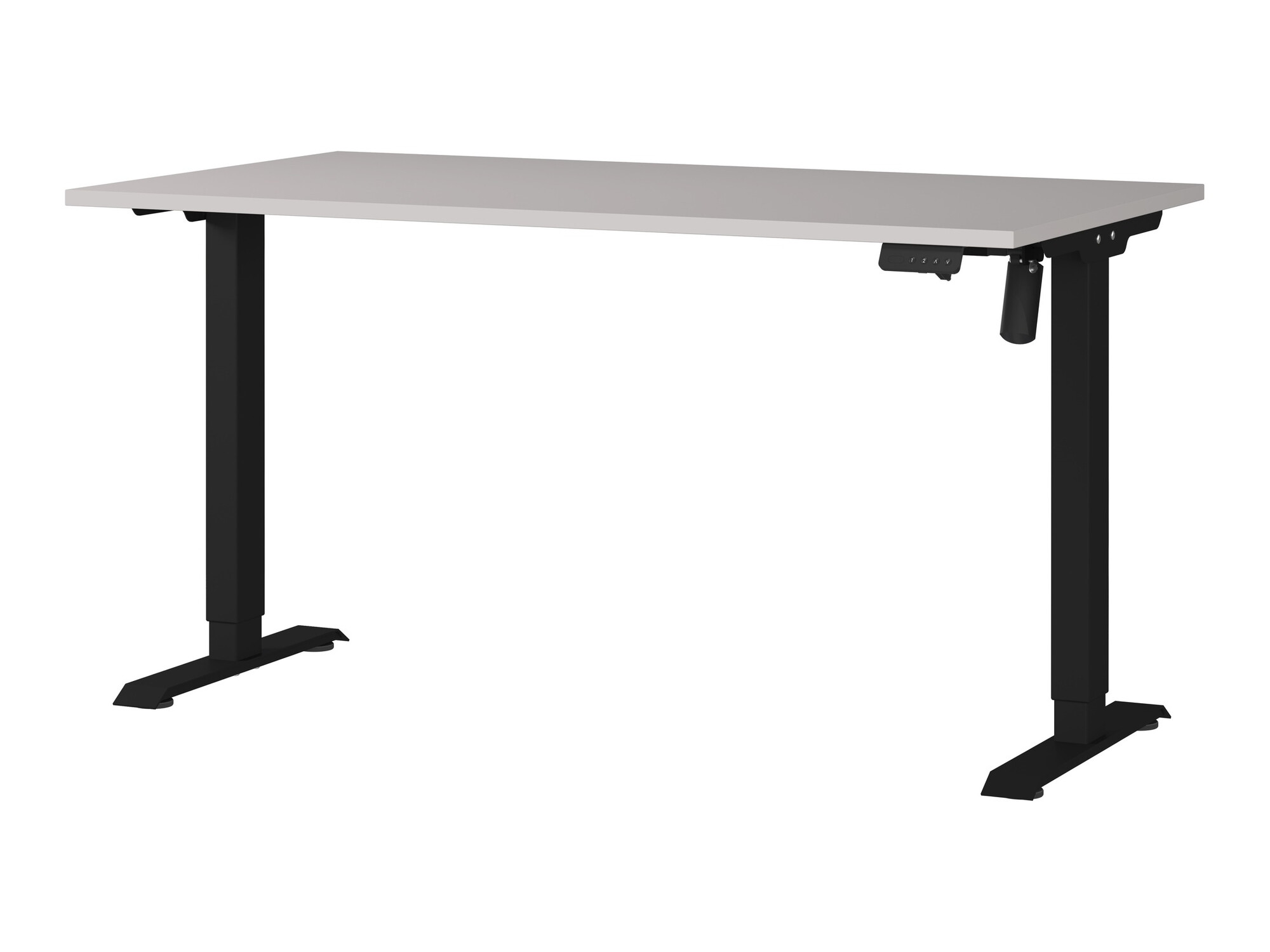 Állítható magasságú íróasztal Lartesi 116 (Kasmír + Fekete)