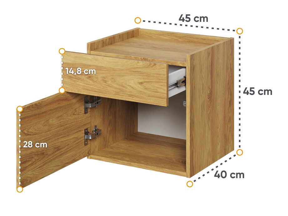 Éjjeliszekrény Orlbale 141
