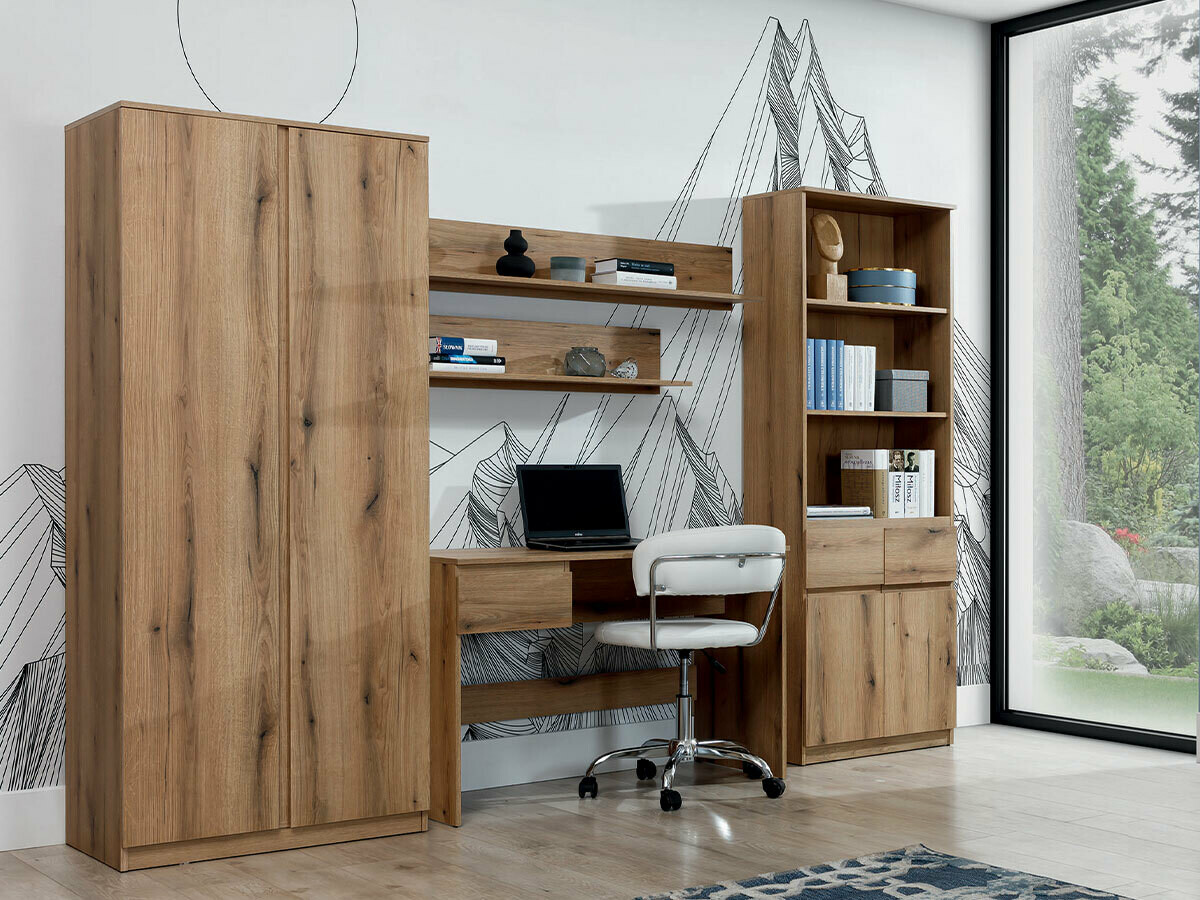 Könyvespolc Catelbi 106 (Tölgy)