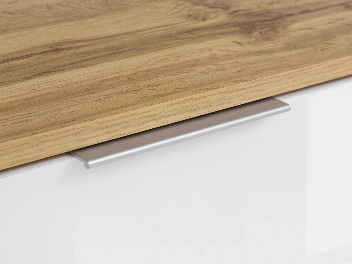 Komód Tivetra 102 (Wotan tölgy + Fényes fehér)