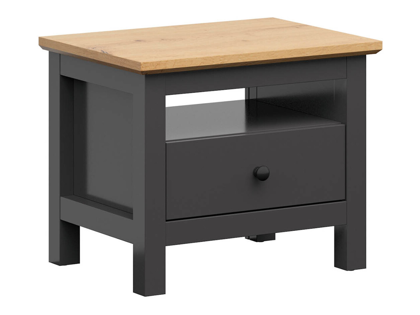 Éjjeliszekrény Sordoro 100 (Grafit + Artisan tölgy)