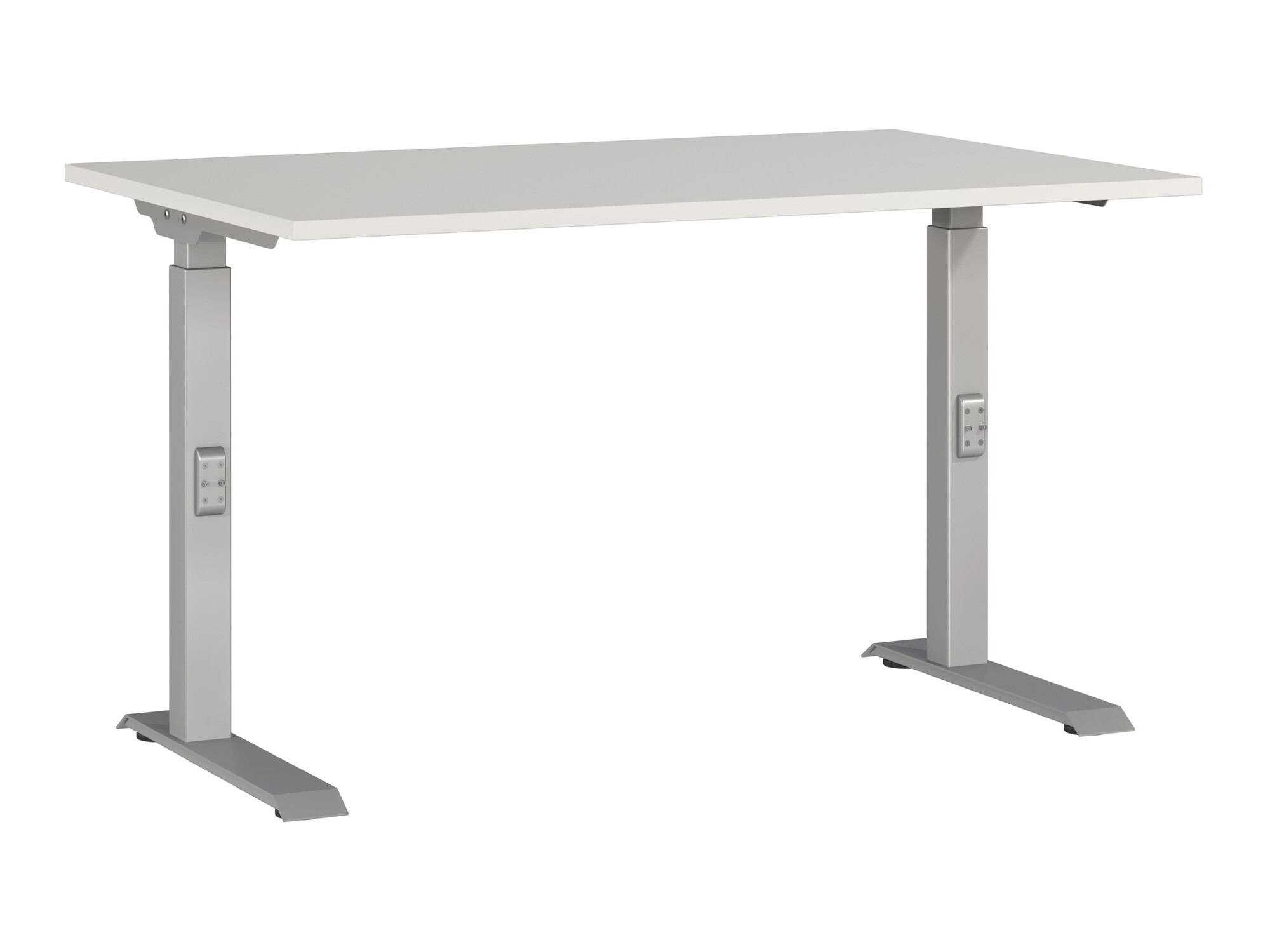 Íróasztal Eliromo 122 (Világosszürke + Ezüst)