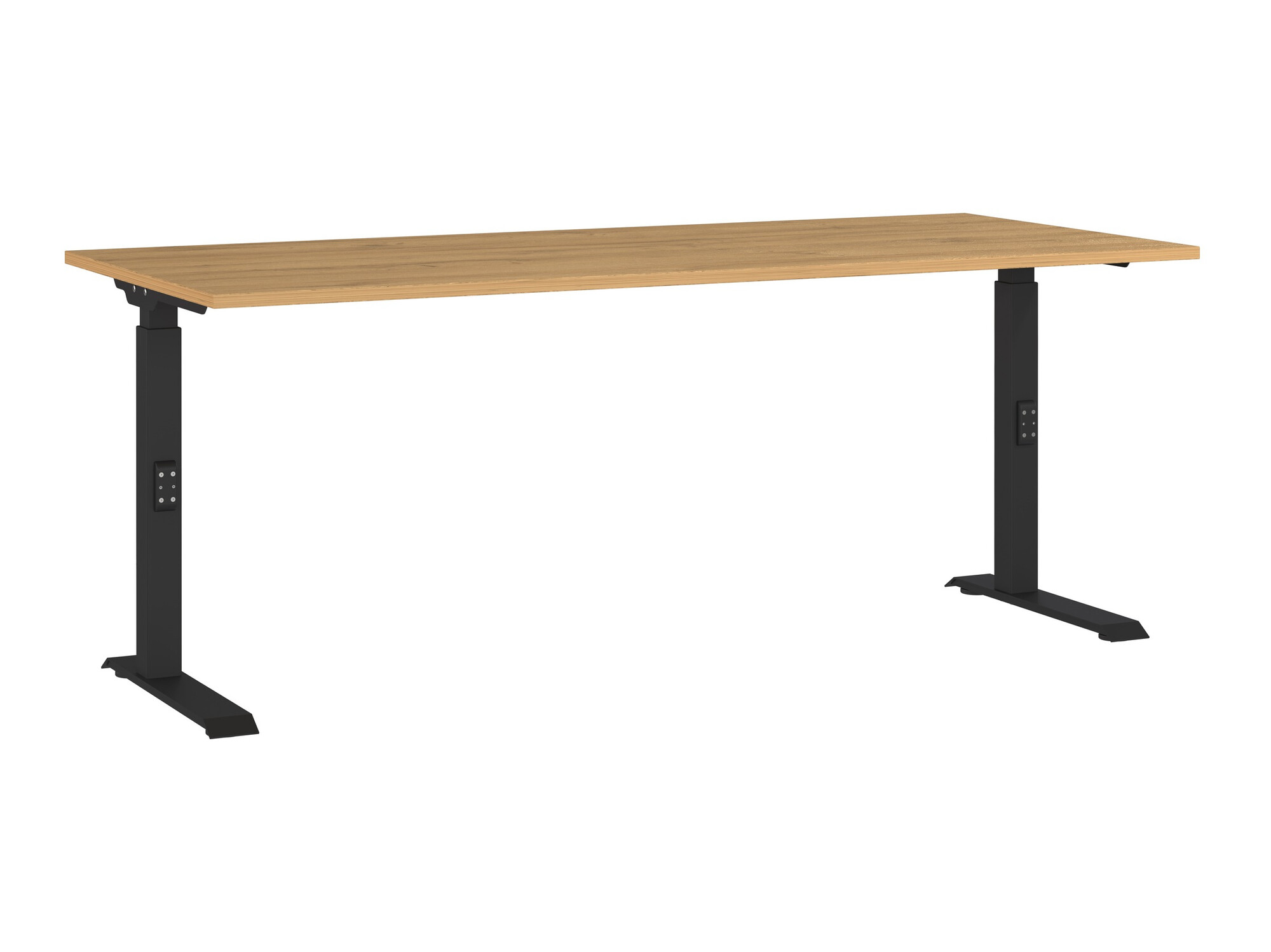 Íróasztal Eliromo 124 (Grandson tölgy + Fekete)