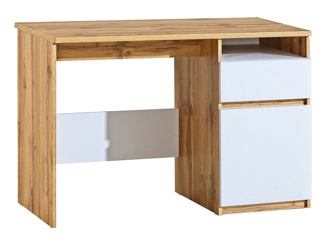 Íróasztal Evaropha 106 (Wotan tölgy + Fehér)