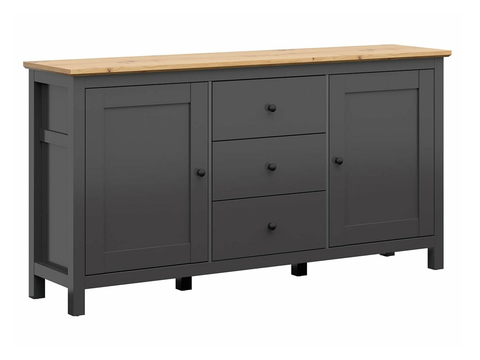 Komód Sordoro 101 (Grafit + Artisan tölgy)